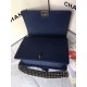 MAXI BOY Chanel HANDBAG Grained Calfskin Navy Blue High