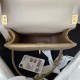 Chanel SMALL BOY Chanel MESSENGER BAG Velvet & Gold-Tone Metal AS3350 Beige A