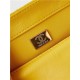 Chanel MINI FLAP BAG AS4165 Lambskin & Ash-Wood Yellow High