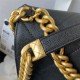 Chanel FLAP BAG Grained Calfskin & Gold-Tone Metal AS2764 Black A