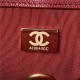 Chanel MINI FLAP BAG Grained Calfskin & Gold-Tone Metal AS2711 Burgundy A