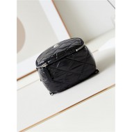 Chanel BACKPACK AS4366 Nylon & Silver-Tone Metal Black A