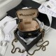 Chanel SMALL VANITY WITH CHAIN Lambskin & Gold-Tone Metal AP1447 Black A