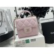 Chanel CLUTCH WITH CHAIN A68063 Lambskin & Gold-Tone Metal Pink High