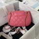 Chanel SMALL MESSENGER BAG Lambskin & Gold-Tone Metal AS4609 Fuchsia A