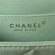 Chanel SMALL MESSENGER BAG Lambskin & Gold-Tone Metal AS4609 Green A