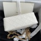 MINI 2.55 HANDBAG Aged Calfskin White & Gold-Tone Metal A