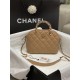 Chanel SMALL TOTE AS5130 Shiny Lambskin & Gold-Tone Metal Nude High