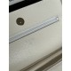 Classic Wallet on Chain AP0250 Grained Calfskin White Silver Metal B