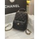 Chanel Mini Backpack Grained Calfskin Gold-Tone Metal AP3753 Black High