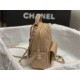 Chanel Mini Backpack Grained Calfskin Gold-Tone Metal AP3753 Beige High