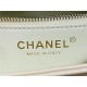 Chanel MINI FLAP BAG WITH TOP HANDLE AS4654 Lambskin & Gold-Tone Metal Yellow A