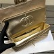 Medium CLASSIC HANDBAG Lambskin Gold Gold Metal A