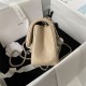 Mini FLAP BAG Lambskin Silver-Metal AS1787 Beige A