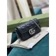 GG MARMONT NEW MATELASSÉ SUPER MINI BAG 476433 Black High