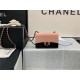 Chanel MINI EVENING BAG Plexi & Black Metal Pink & Black High