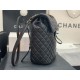 Chanel Small Backpack Lambskin 91120 Gold-Metal Black High