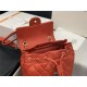 Chanel Small Backpack Lambskin 91120 Gold-Metal Red High