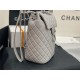 Chanel Small Backpack Lambskin 91120 Silver-Metal Grey High