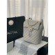 Chanel Small Backpack Lambskin 91120 Gold-Metal Grey High