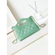 Chanel 31 Mini BAG Lambskin & Gold-Tone Metal AP3656 Green A