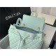 Chanel Small Backpack Lambskin 91120 Gold-Metal Blue High