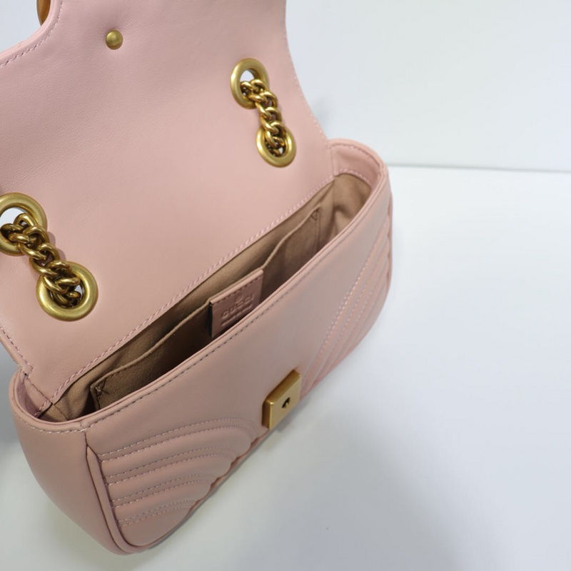 GG Marmont mini matelassé shoulder bag pink High