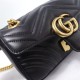 GG Marmont mini matelassé shoulder bag black High