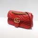 GG Marmont mini matelassé shoulder bag red High