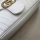 GG Marmont small matelassé shoulder bag white High