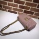 GG Marmont small matelassé shoulder bag Dusty Pink High