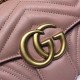 GG Marmont small matelassé shoulder bag Dusty Pink High