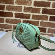 GG Marmont small shoulder bag 447632 Light Green High