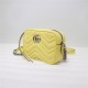 GG Marmont matelassé mini bag 448065 yellow High