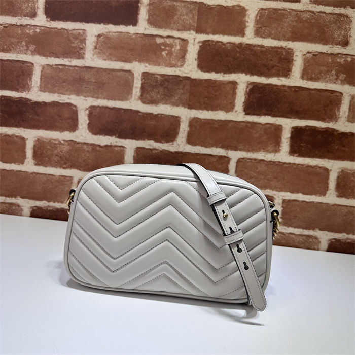 GG Marmont small shoulder bag 447632 Grey High