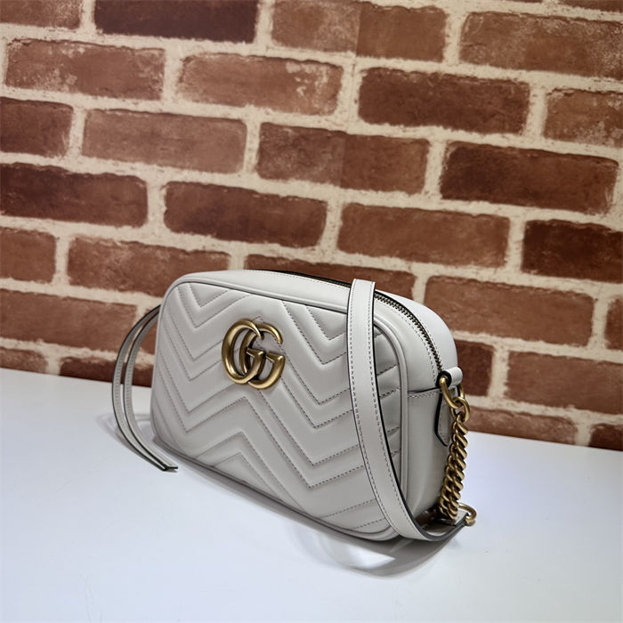 GG Marmont small shoulder bag 447632 Grey High