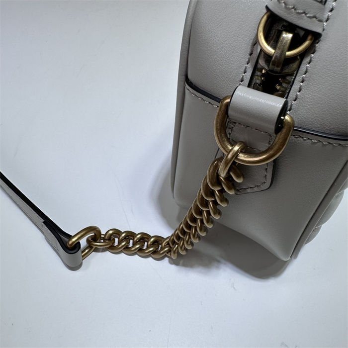 GG Marmont small shoulder bag 447632 Grey High