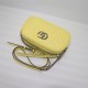 GG Marmont small shoulder bag 447632 yellow High