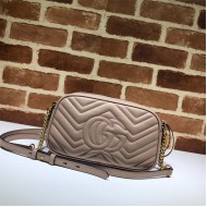 GG Marmont small shoulder bag 447632 Milk Tea High