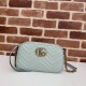 GG Marmont small shoulder bag 447632 pastel green High