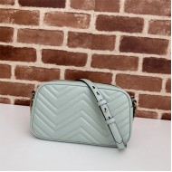 GG Marmont small shoulder bag 447632 pastel green High