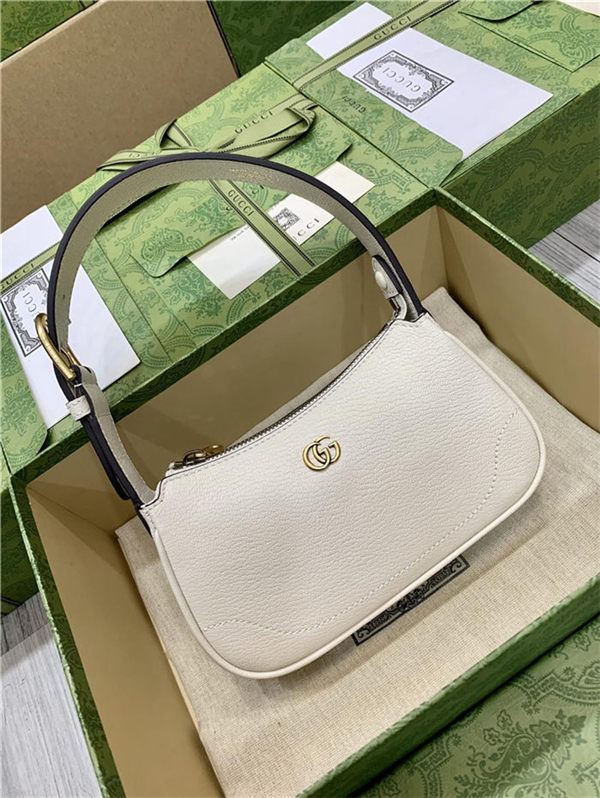 APHRODITE MINI SHOULDER BAG 739076 Leather White High