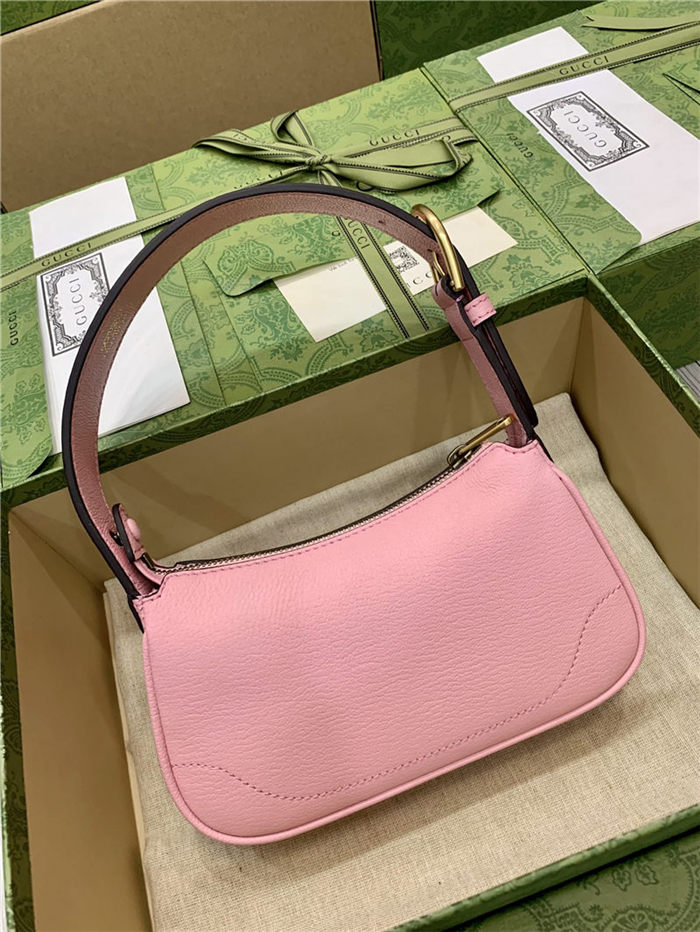 APHRODITE MINI SHOULDER BAG 739076 Leather Pink High