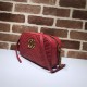 GG Marmont small shoulder bag 447632 Red High