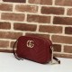 GG Marmont small shoulder bag 447632 Burgundy High