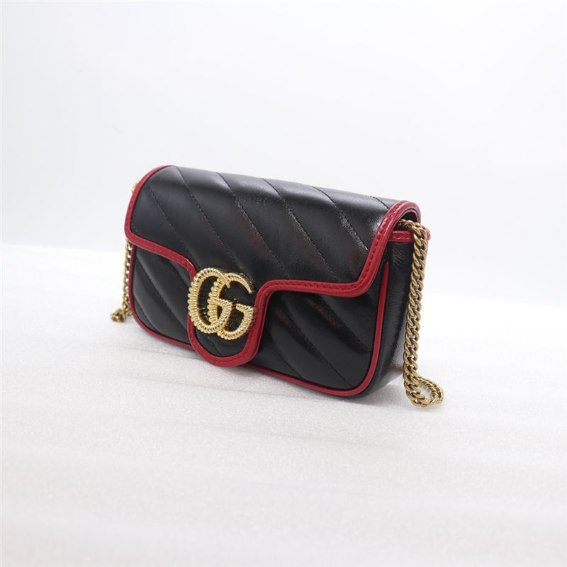 GG MARMONT MATELASSÉ SUPER MINI BAG 476433 High