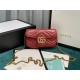 GG MARMONT MATELASSÉ SUPER MINI BAG 476433 Red High