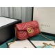 GG MARMONT MATELASSÉ SUPER MINI BAG 476433 Red High