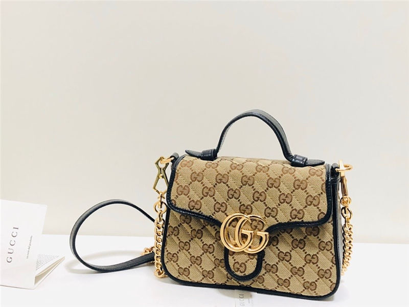 GG Marmont mini top handle bag High