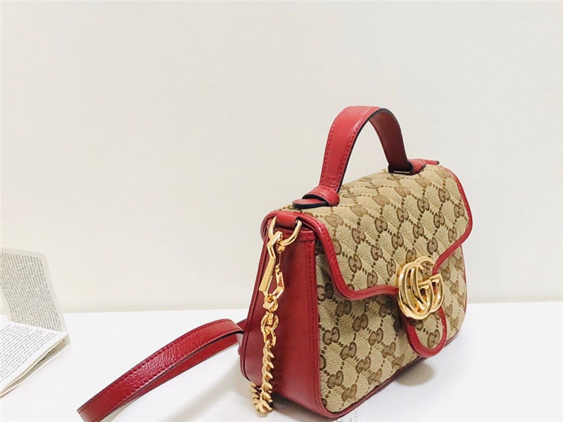 GG Marmont mini top handle bag High